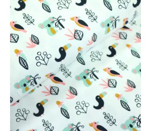 Jersey - Dschungel Sweet Safari weiß